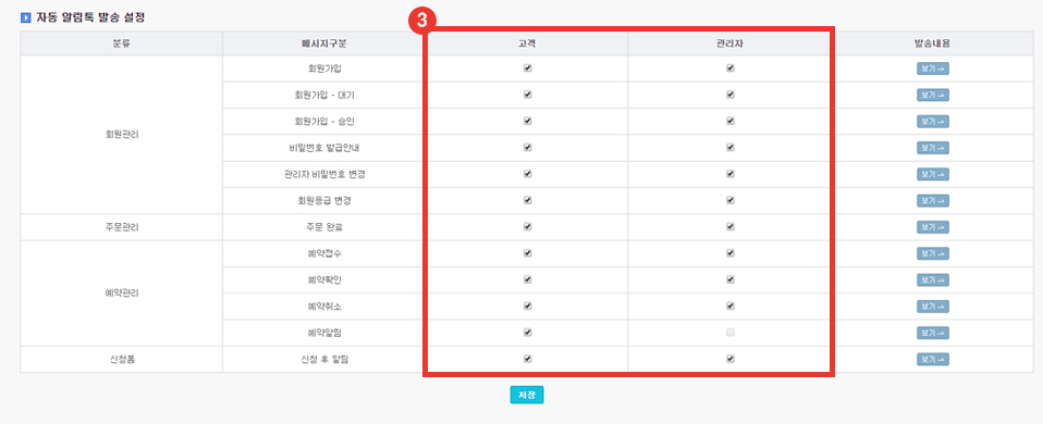 카카오톡 알림톡 자동 발송 설정하기 설명 이미지